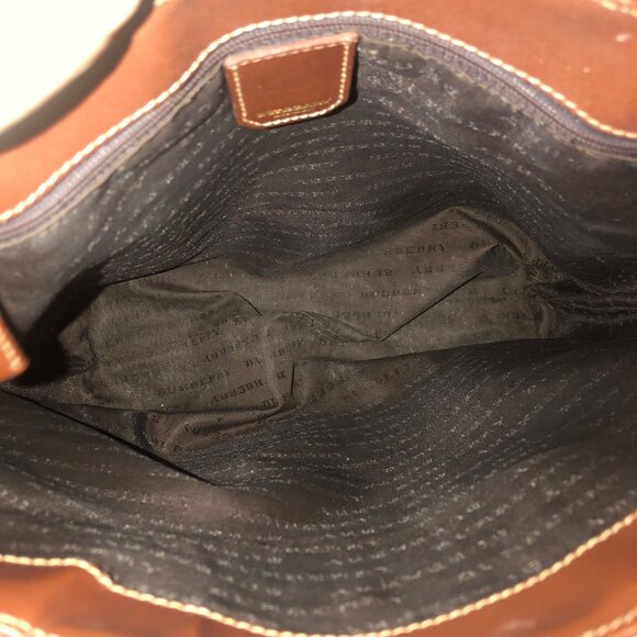 Authentic BURBERRY Vintage Haymarket Check Tote - Picture 8 of 12